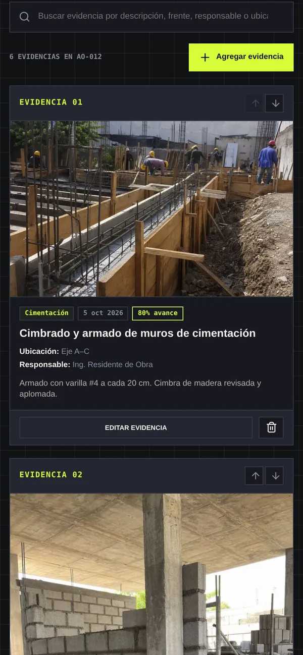 Reportes en el celular